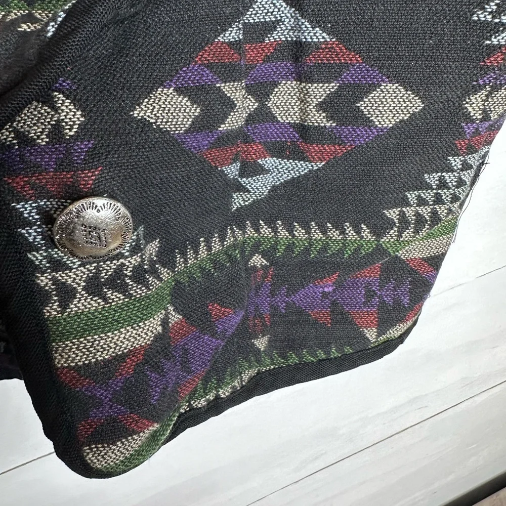 Geometric Patterned Vest - Multicolor - Picture 3 of 8